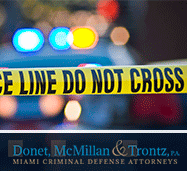 Picture of a Felony Crime Scene where Miami Criminal Defense Attorneys are Needed