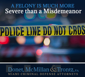 Learn What is the Difference between a Felony and a Misdemeanor from Miami Criminal Defense Attorneys Picture of a Felony Crime Scene. Where Miami Criminal Defense Attorneys are Needed