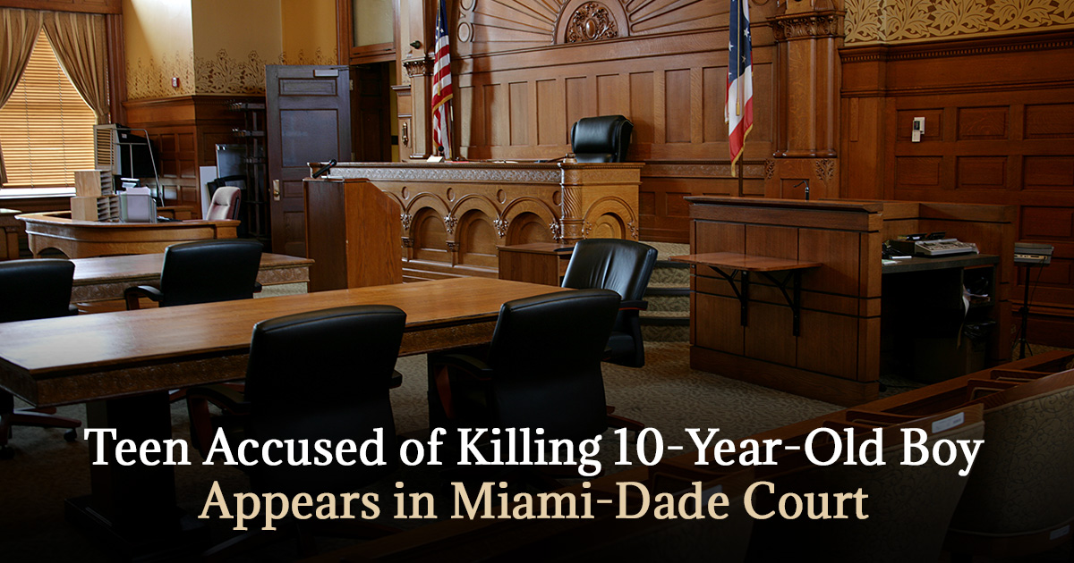 Teen Accused of Killing Appears in Court