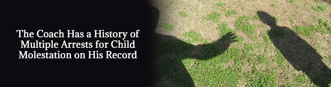 Shadow of Adult Man Preying on Young Boy To Represent the Offenses of Youth Baseball Coach