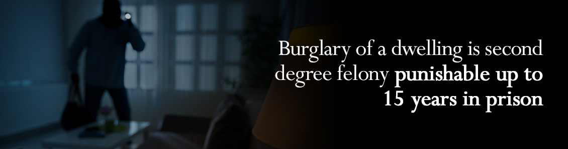 Picture of a Burglary Being Commited, Which Is a Second Defree Felony in the Florida Criminal Law System