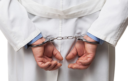 Picture of a Doctor Without a License Committing White Collar Crimes in Miami