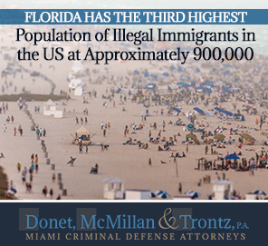 Picture of Florida. The State with The Third Highest Population of Illegal Immigrants in the US.