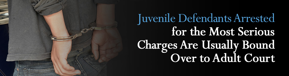 Juvenile Defendants can be Bound Over to Adult Court. To Ensure The Best Possible Outcome Hire Miami Criminal Defense Attorneys Picture of a Juvenile Being Arrested. He Needs the Help of Professional Miami Criminal Defense Attorneys