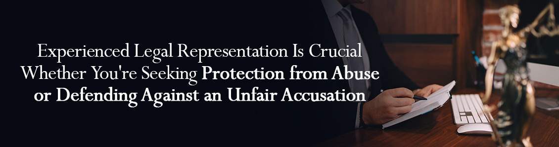 Scales of Justice and Criminal Defense Lawyer Reviewing Documents During Injunction Case