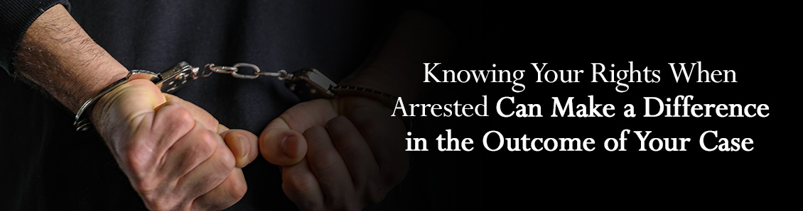Close-Up of Hands in Handcuffs Following an Arrest