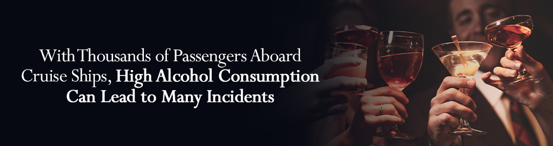 Close-Up of Alcoholic Drinks As People Toast While on Board a Cruise Ship