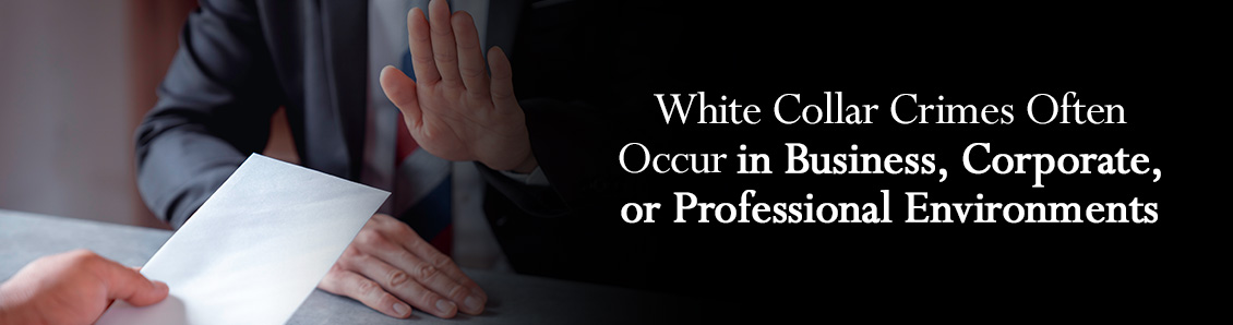 Businessman Rejecting Illegal Money Representing White Collar Crimes in Corporate Environments