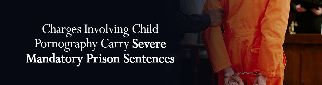 Defendant in Handcuffs After Being Sentenced for Child Pornography Charges