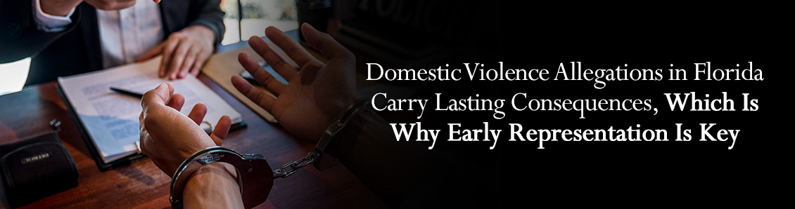 Close-Up of Defendant in Handcuffs and Police Officer After an Arrest for Domestic Violence