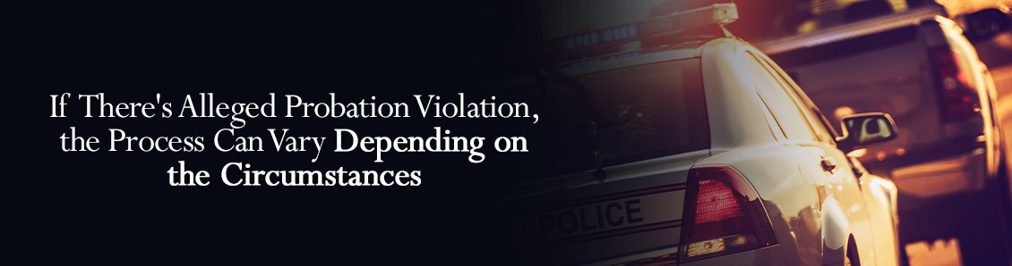 Police Vehicle During an Investigation of Potential Probation Violation